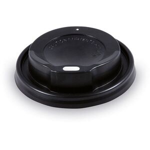 Wimex Pohárfedél, domború, 80 mm átmérőjű, fekete, 100 db kép