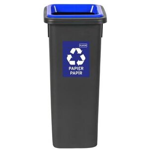 Igotrend, 714003 szelektív szemetes 20 L, FIT BIN - fekete/kék kép