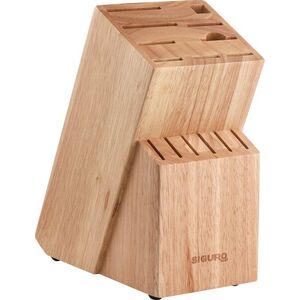Siguro Rustic Fa késblokk - 13 kés, olló / élező kép