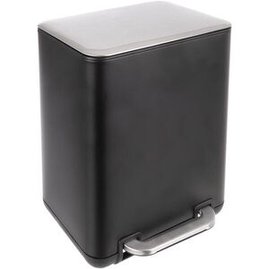 ORION Hulladékgyűjtő pedállal Exclusive Black, 20 l, rozsdamentes acél/UH kép