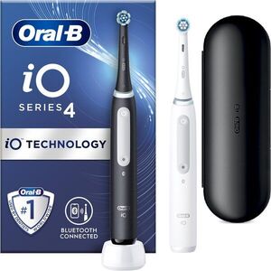 Oral-B iO Series 4 Duo Black/White Mágneses fogkefék kép