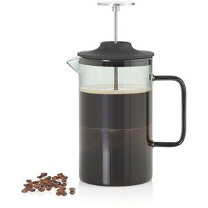 AdHoc IMPACT french press kétrétegű sötét üvegből, 600 ml kép