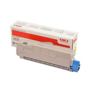 Oki C612 toner yellow ORIGINAL kép