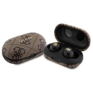 Guess 4G PU Metal Logo TWS brown (GUTWSP4EGW) kép