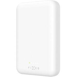 FIXED MagZen 6000mAh, vezeték nélküli töltés és Magsafe támogatás, fehér kép