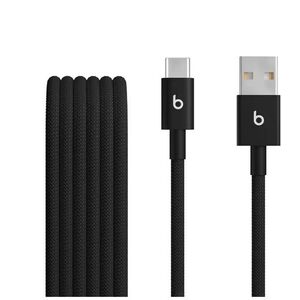 Apple Beats USB-A to USB-C Woven Cables (1.5m) - Bolt Black (2-Pack) kép