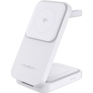 Choetech 15W 3-in-1 Qi2 Certified Foldable Magnetic Wireless Charger--white kép