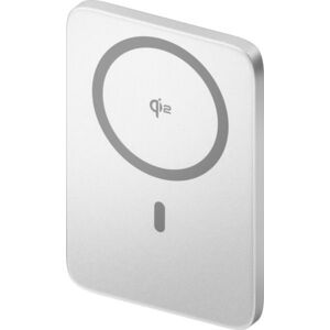 AlzaPower Qi2 Ultra Slim SSB 5000 mAh Compatible with MagSafe PD (20 W), világosszürke kép