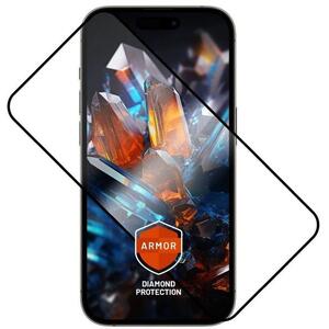 FIXED Armor Apple iPhone 16 Pro üvegfólia + Anti-dust applikátor - AR réteg, fekete kép