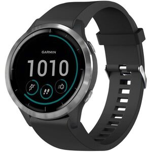 FIXED Silicone Strap Garmin QuickFit 20mm - fekete kép
