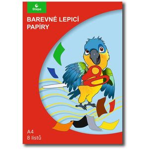 STEPA A4, tapadós, 8 lap, 8 szín kép
