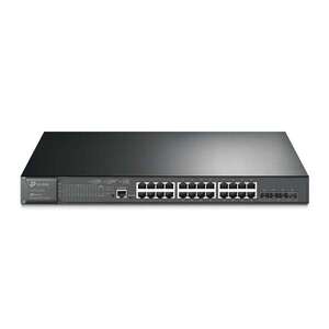 TP-Link TL-SG3428X Switch 24x1000Mbps + 4x10G SFP+ + 2xkonzol por... kép