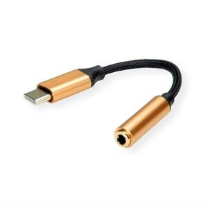 Roline 12.03.3223-10 adapter Type-C - 3, 5mm Jack, M/F, 0, 13m kép