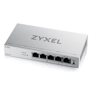 Zyxel GS1200-5HPV3-EU0101F Fémházas 5-port Gigabit PoE+ Asztali Switch kép