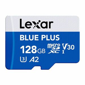 MicroSD memóriakártya 128GB C10 A2 U3 V30 170MB/s Blue Plus kép