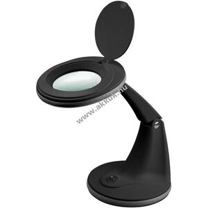 Goobay LED állólámpa nagyító 6W 450lm 100mm üveg lencse 1, 75x 3dioptria fekete kép