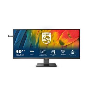 Philips Monitor 40B1U5600 40" IPS HDMI DP USB-C HAS Hangszór... kép