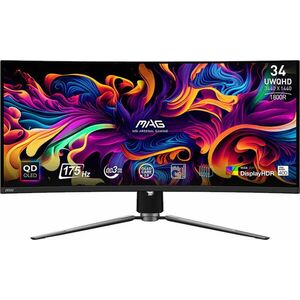 MSI Monitor GAMING MAG 341CQP QD-OLED Ívelt 34" UWQHD 3440x1... kép