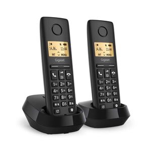 Gigaset Pure 100 Duo fekete dect telefon kép
