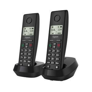Gigaset PURE DUO 200 fekete dect telefon kép
