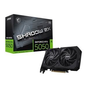 Msi videokártya pci-ex16x nvidia rtx 5050 shadow 2x 8gb ddr6 oc b... kép