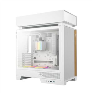 DeepCool Számítógépház - CL6600 WH (fehér, 1x360cm, 2x120mm A-RGB... kép