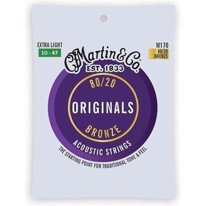 Martin M170 Extra Light (10-47) Originals Bronze 80/20 kép