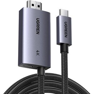 UGREEN USB C to 4K@60Hz Unidirectional HDMI Cable 2M with 100W PD Fast Charging Adapter kép