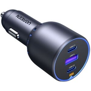 Ugreen 75W 3-Port Fast Car Charger kép