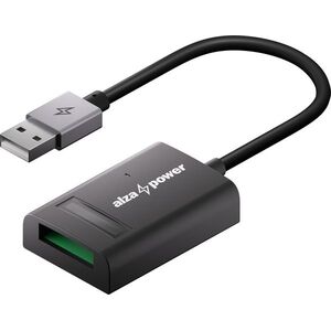 AlzaPower USB-A 3.2 Gen 2 (M) to M.2 NVMe & SATA 0.2m černý kép