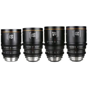 Nanomorph LF Prime 4-lens Bundle (32+42+55+85mm) Amber (Arri PL/Canon EF) (VE32425585PLEFA) kép