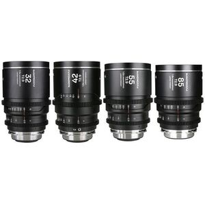 Nanomorph LF Prime 4-lens Bundle (32+42+55+85mm) Silver (Arri PL/Canon EF) (VE32425585PLEFS) kép