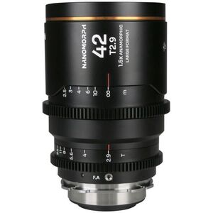 Nanomorph LF 42mm T2.9 1.5x amber (Arri PL/Canon EF) (VE4229PLEFA) kép