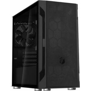 FARA H1M TG Black (SST-FAH1MB-G) kép