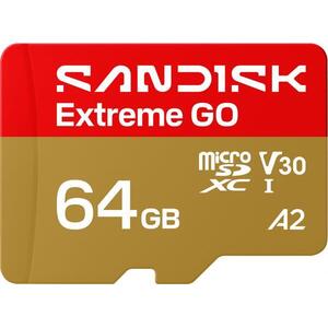 microSDXC Extreme GO 64GB C10/V30/A2/UHS-1 (SDSQXGN-064G-GN6MN) kép