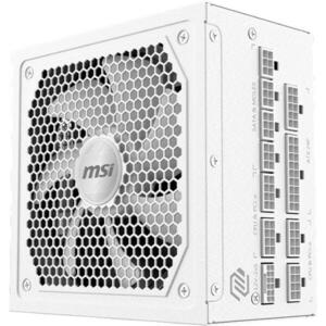 MAG A1000GL Pcie5 1000W white 80 PLUS Gold (306-7ZP9B51-CE0) kép