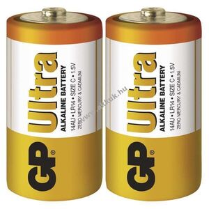 GP Ultra Alkáli bébi elem LR14 (C) 2db kép