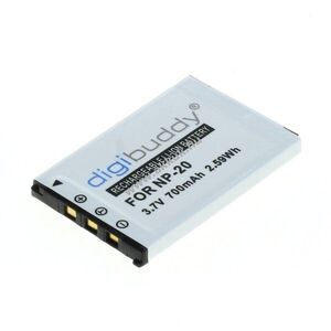 Helyettesítő akku digibuddy Casio NP-20 3, 7V 700mAh Li-Ion kép