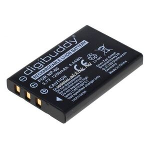 Helyettesítő akku digibuddy kompatibilis Fuji NP-60 3, 7V 1200mAh Li-Ion kép