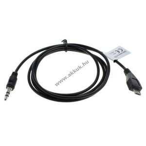 OTB audio adapter Micro-USB csatlakozó 3, 5mm sztereó 1, 0m kábel kép