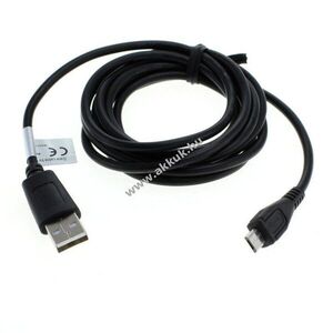OTB adatkábel Micro-USB USB A 2.0 1, 8m fekete kép