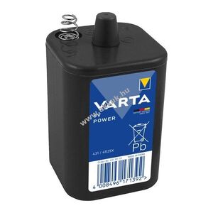 Varta 431/4R25X 6V blokkelem 8500mAh cinkklorid kép