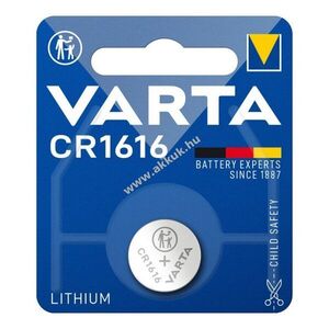Varta CR1616 6616 3V 55mAh gombelem Li/MnO2 kép