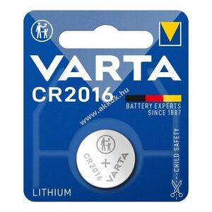 Varta Electronics CR2016 6016 3V 87mAh Li/MnO2 kép