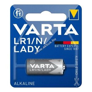 Varta Electronics Lady LR1 4001 1, 5V 850mAh alkáli-mangán elem kép