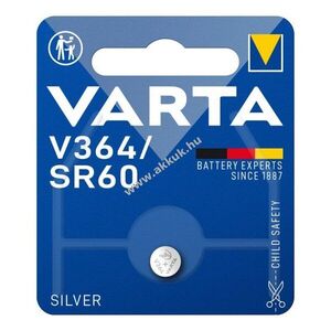 Varta V364 SR621SW SR60 óraelem 1, 55V 20mAh ezüst-oxid kép