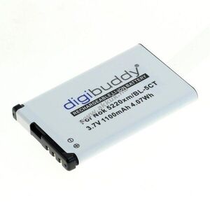 Helyettesítő akku digibuddy Nokia 6303 classic/6730 classic/5220xm BL-5CT 3, 7V 1100mAh Li-Ion kép