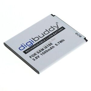 Helyettesítő akku digibuddy Samsung Galaxy Ace 2/S Duos/S III mini 3, 8V 1500mAh Li-Ion kép