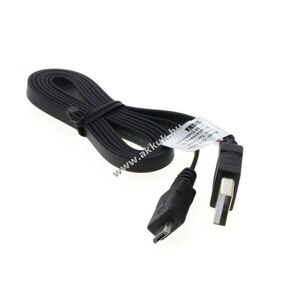 OTB Micro-USB lapos adatkábel USB A 2.0 0, 95m fekete kép
