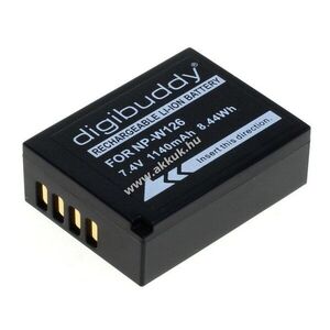 Helyettesítő akku digibuddy NP-W126/NP-W126S 7, 4V 1140mAh Li-Ion kép